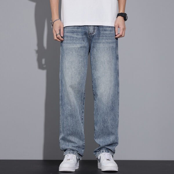 O1CN01VEvQiy1f5tusRamXn_!!2842403956-0-cib High-end Men's Loose Casual Anti-wrinkle Comfortable Straight Jeans