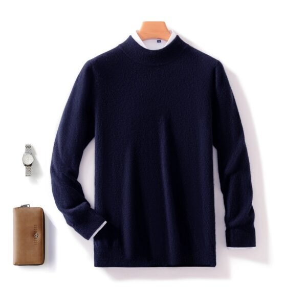 O1CN01tI4inC2N5IOYtjNKy_!!1003869911-0-cib Thickened Half-height Sweater T-Shirt Solid Color